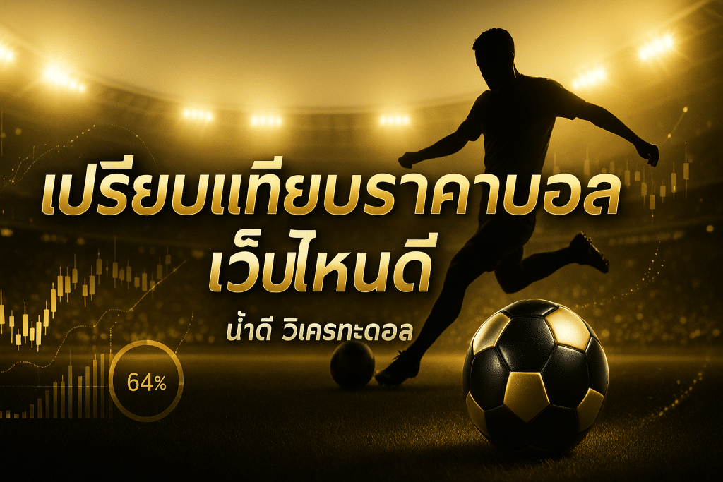 เปรียบเทียบราคาบอล เว็บไหนดี